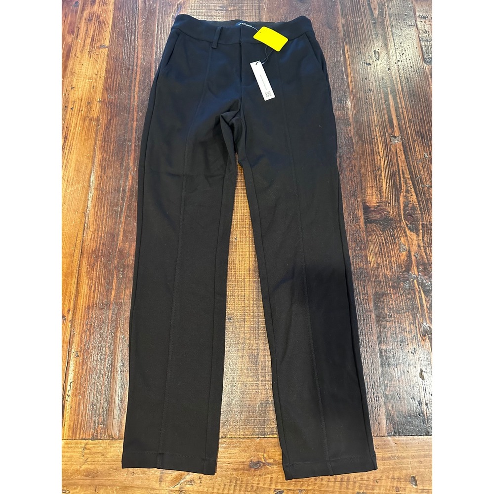 Sanctuary Tailored Pointe Trouser Black Straight Leg Pants CP1133NT3 Womens XS
